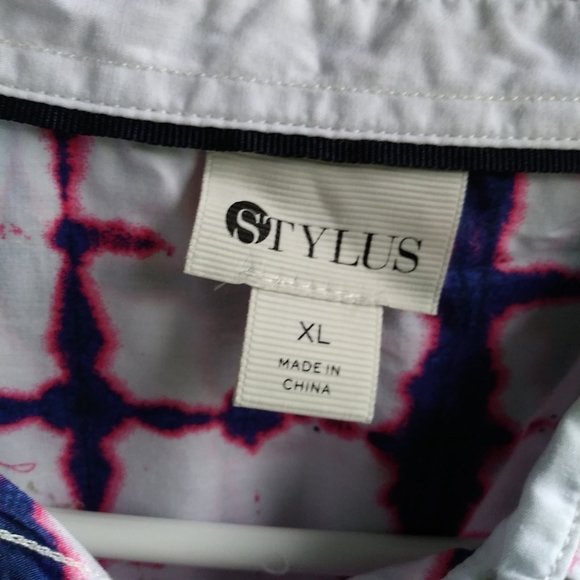 Stylus Women's SZ XL Long Sleeve Button Up Top - Picture 5 of 7